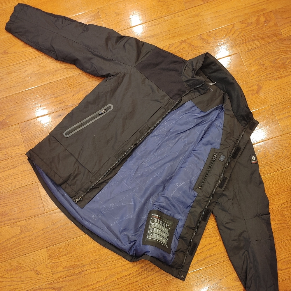 NWT men's BLACK M winter JACKET SAMSONITE pr…